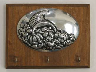 Mexican Pewter - Cornucopia Key Holder